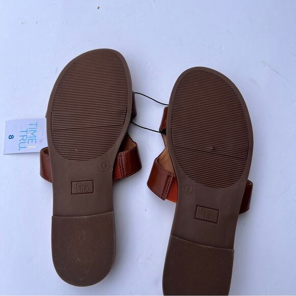 Time and Tru Women's Slip On Low Heel Sandals  NWT Sz 8 - Picture 8 of 13